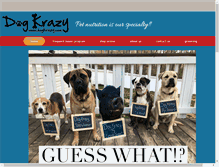 Tablet Screenshot of dogkrazy.com